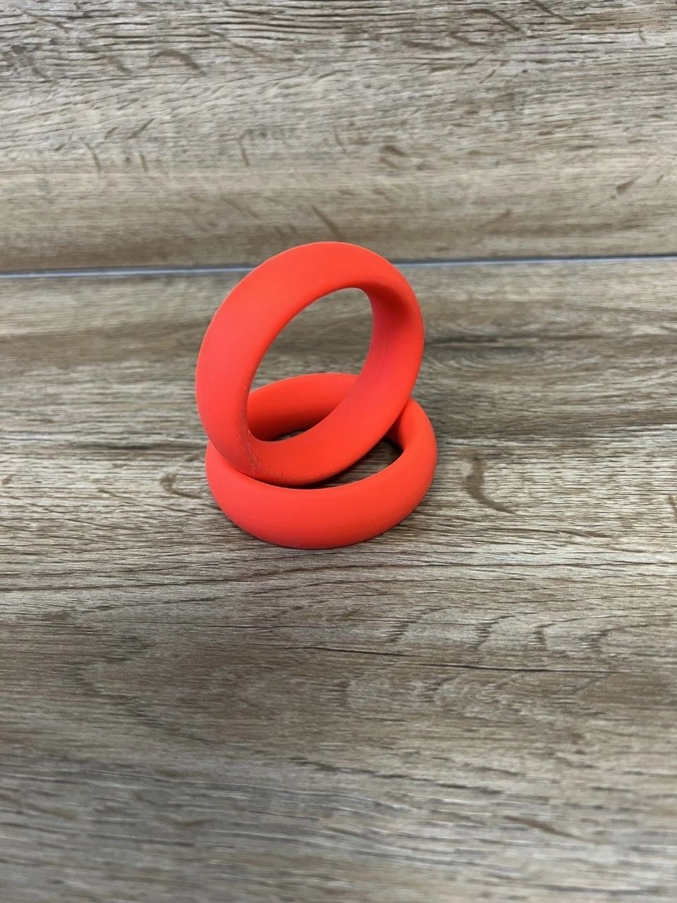 Silicone Donut Cockring Cock Ring Wide Style 3/4" Width Penis Band Enh   Ballistic Metal