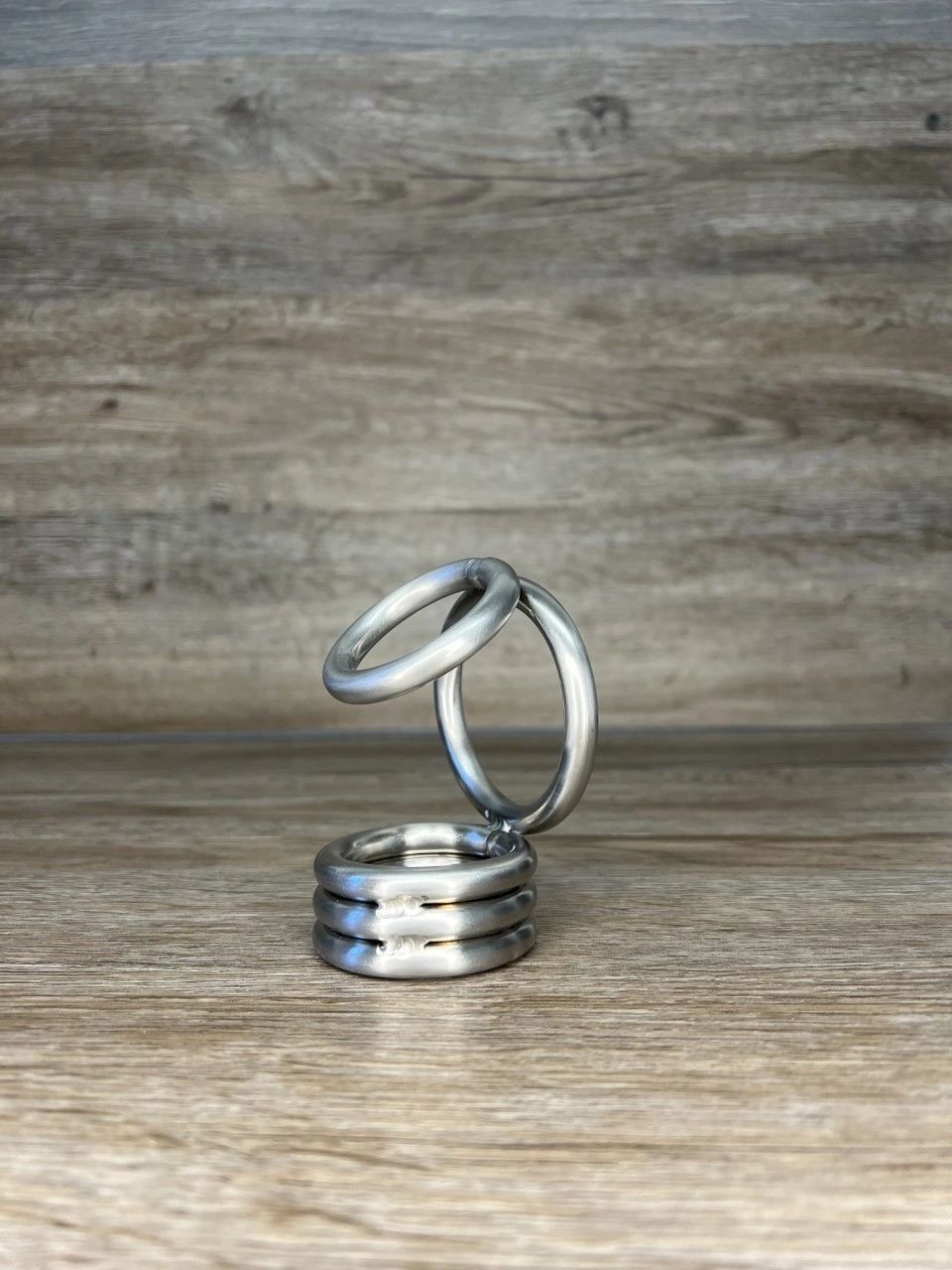 Heavy Duty King Cobra Cock Cage Cockring Ball Stretcher in Stainless Steel
