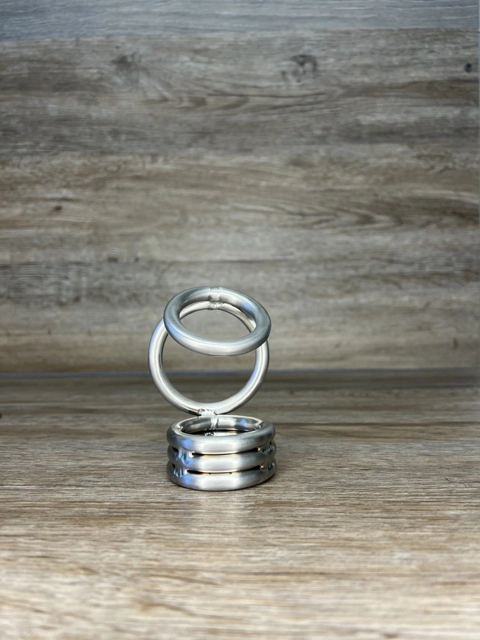 Heavy Duty King Cobra Cock Cage Cockring Ball Stretcher in Stainless Steel