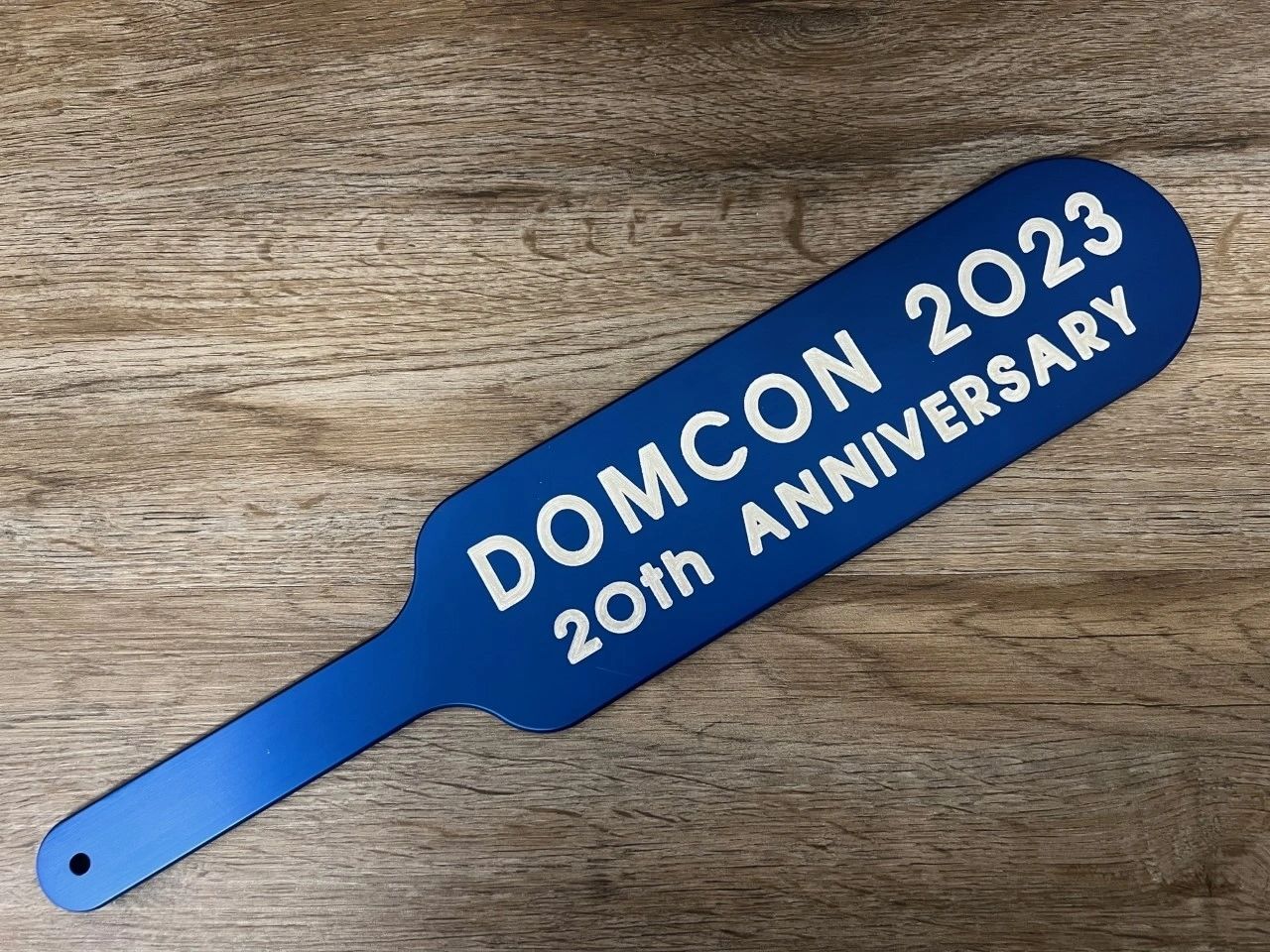 Custom Engraved Personalized BDSM Spanking Paddle in Aluminum