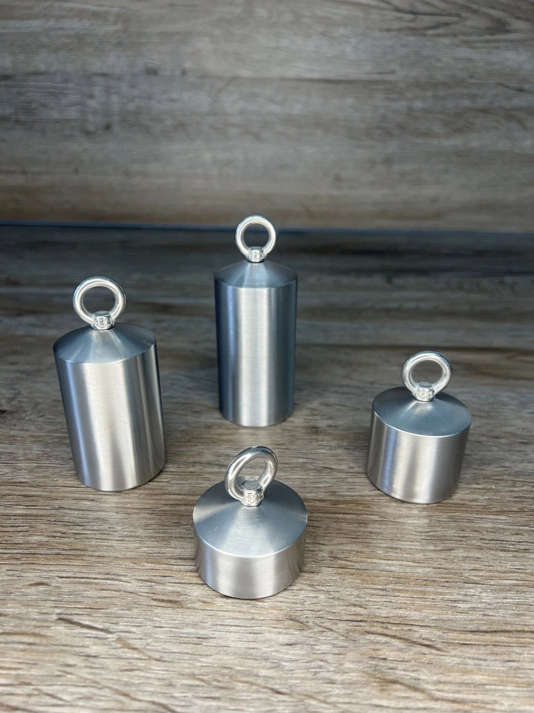 Chubby Style Hanging Weights in Stainless Steel