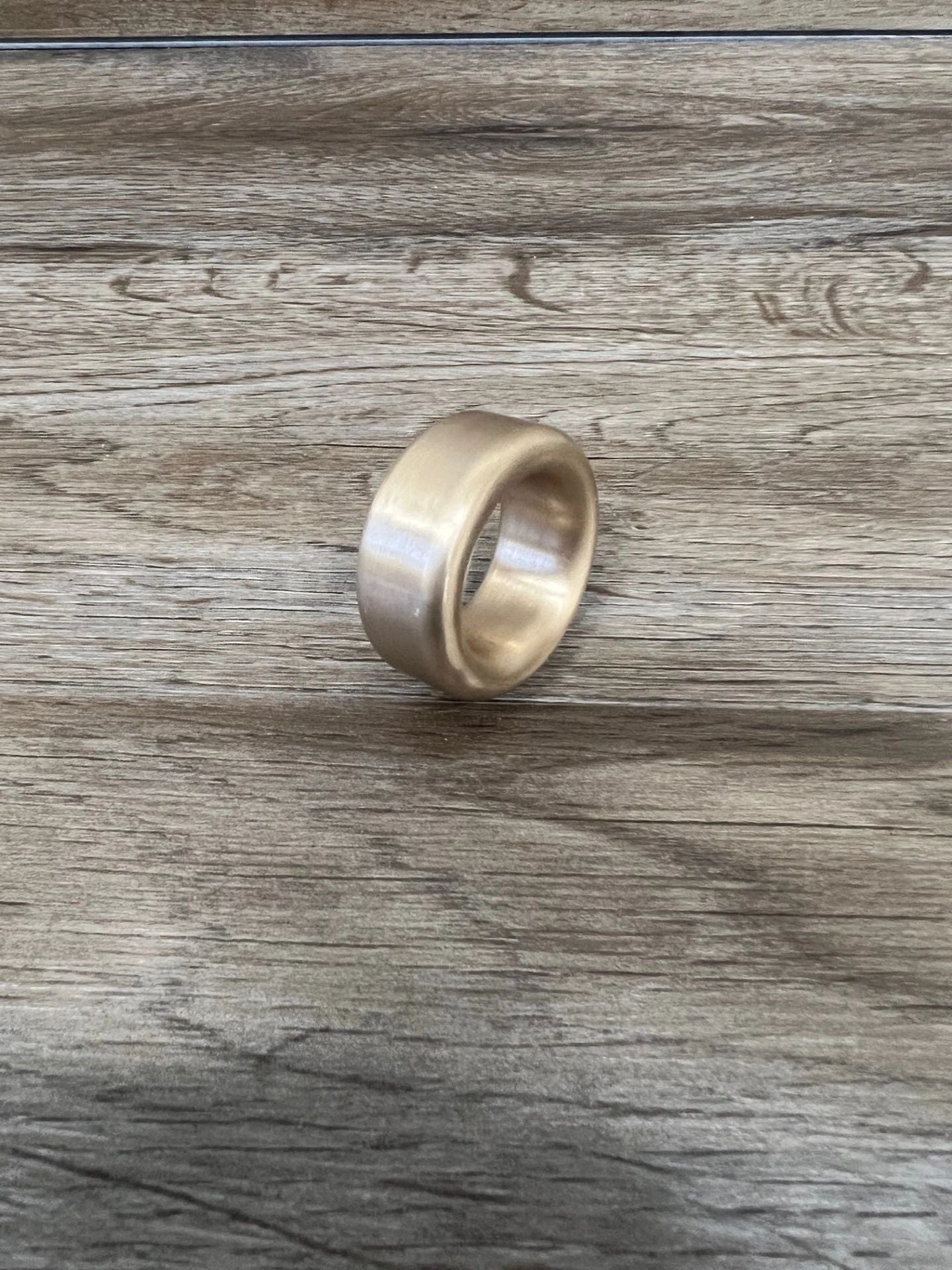 Aurelius Thick & Heavy Style Glans Ring & Cockring in Brass
