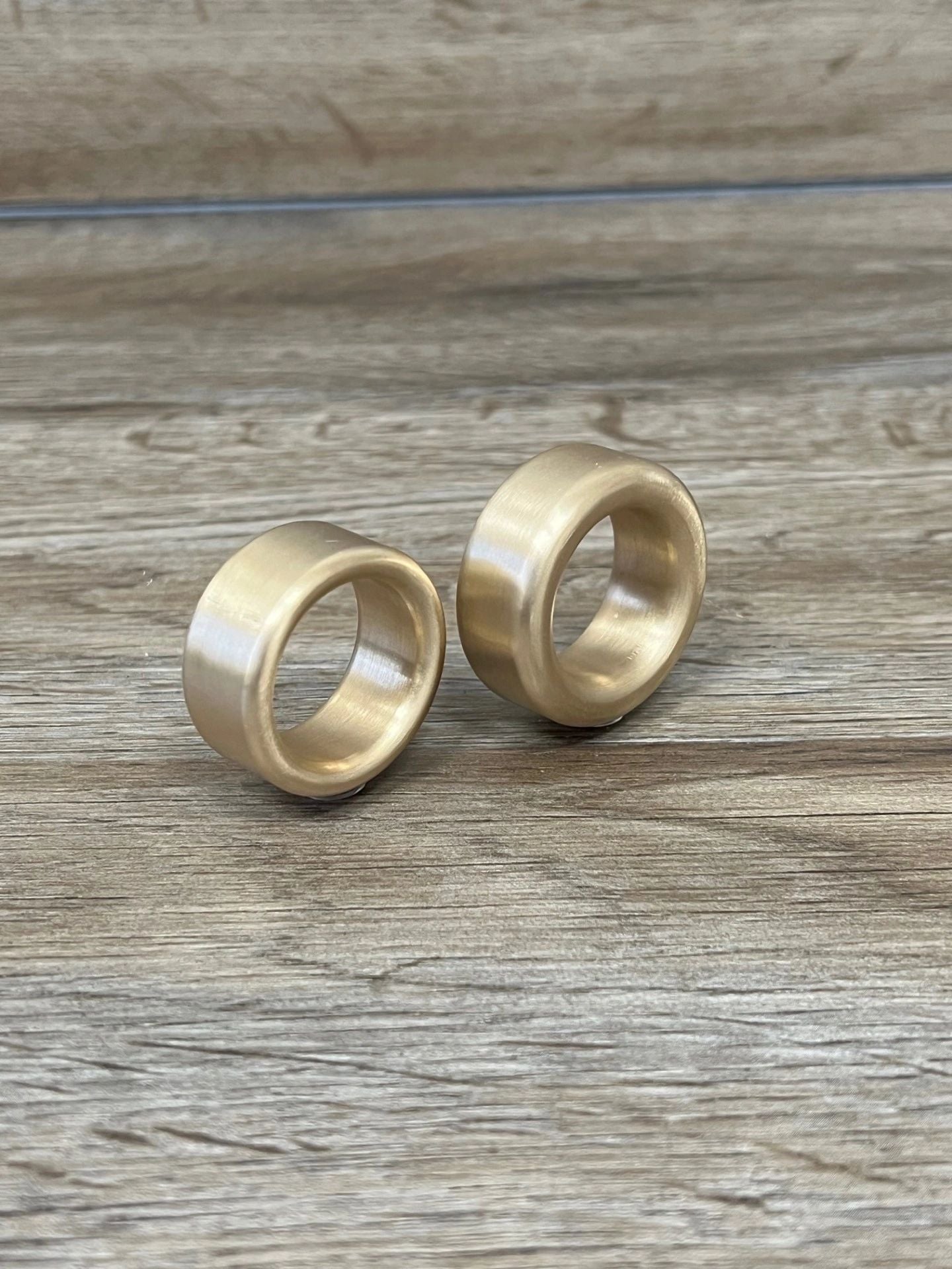Aurelius Thick & Heavy Style Glans Ring & Cockring in Brass