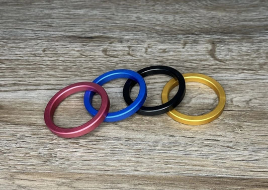 1/4" Thick Style Cockring in Anodized Aluminum