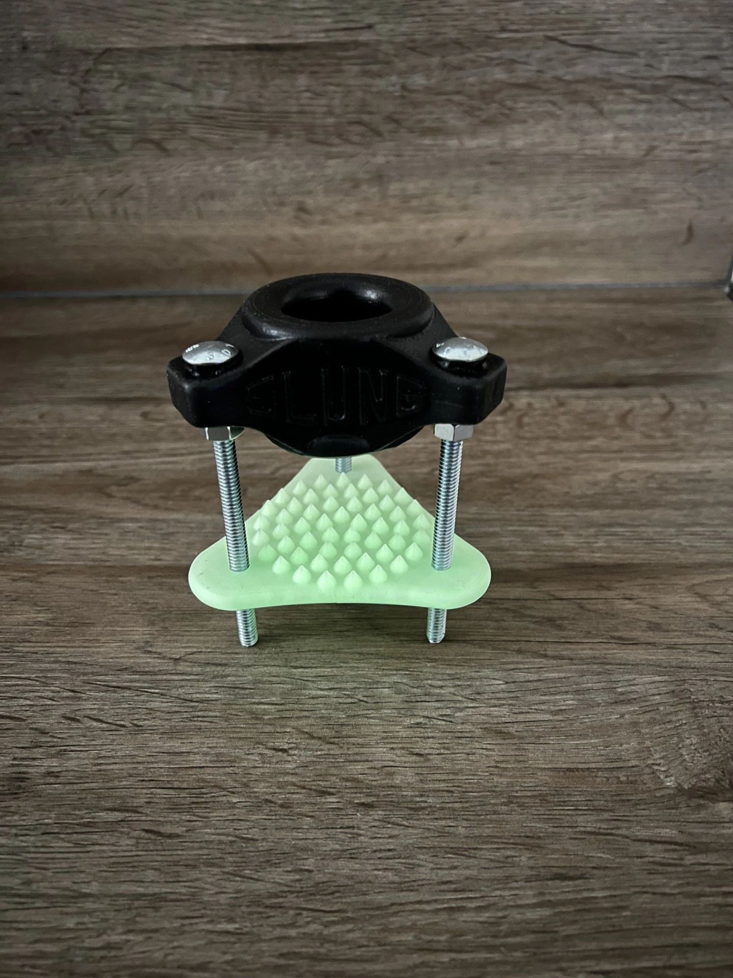 Oxballs Slung Silicone Ball Crusher with Reversable Spiked Crusher Plate Nut Smasher CBT Balls Crushing Chastity
